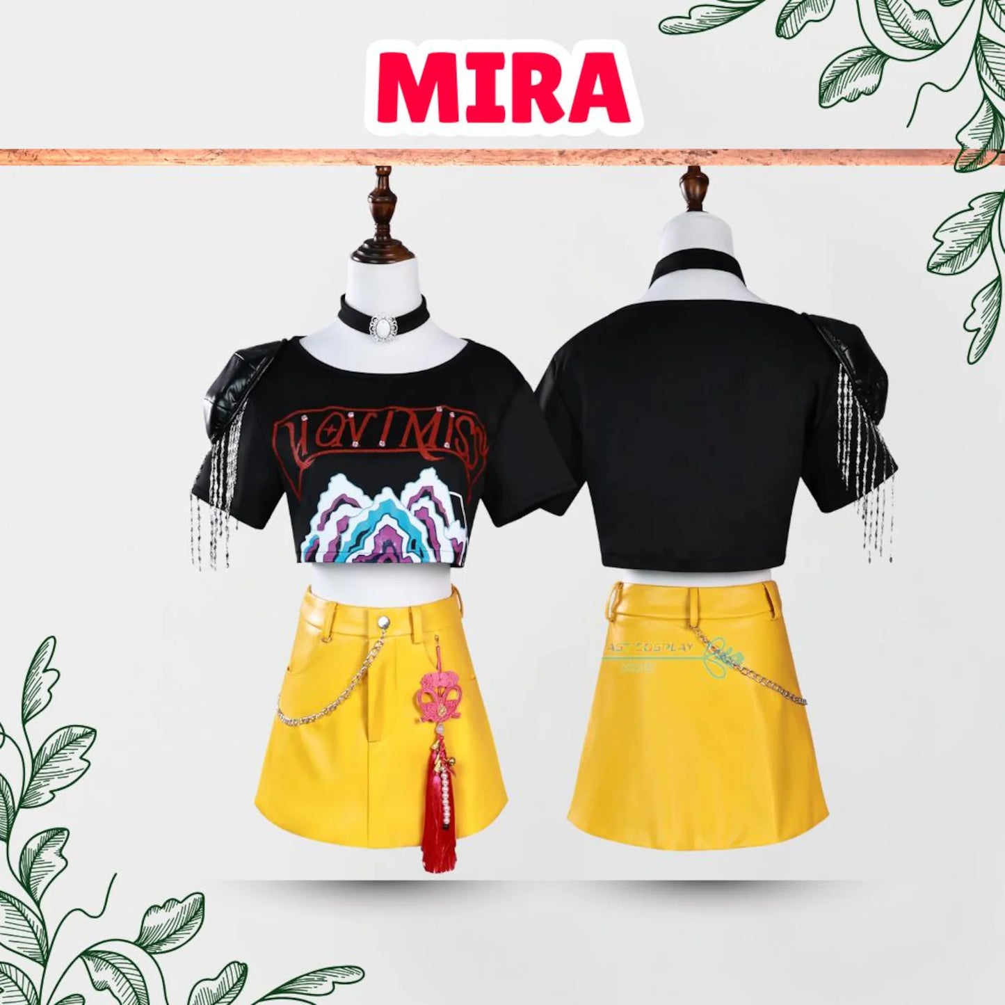 Kpop Demon Hunters Costume Mira, Rumi, Zoey Inspired Cosplay Outfit Handmade Kpop Halloween Costume Huntrix Fan Cosplay Set