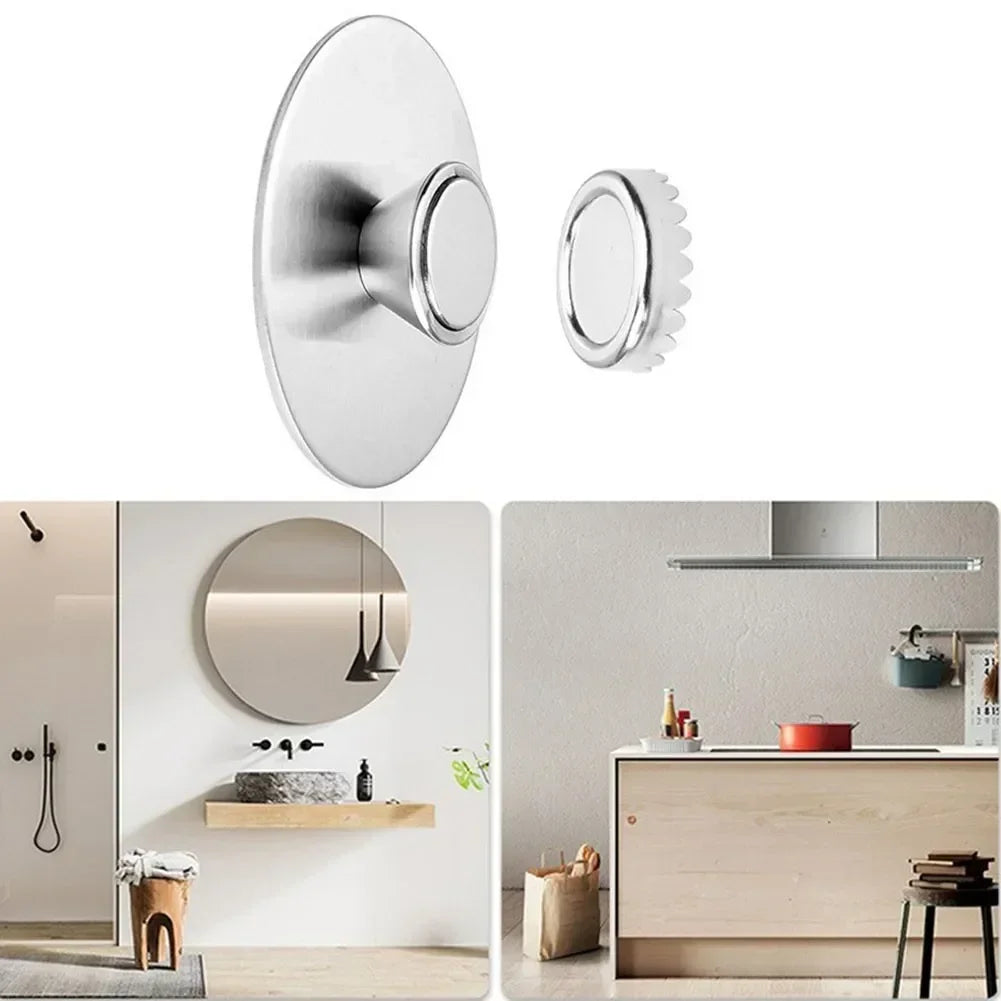 Perforation-free Wall Mounted Magnet Bathroom Magnetic Soap Holder Universal Soap Storage Rack Bathroom Soap Holder supplies