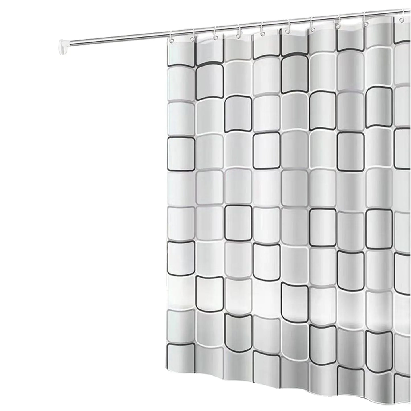 PEVA Shower Curtain Waterproof Home Bathroom Bathtub Bathing Cover 180/200cm Moden Curtain Home Decorative Bathroom Bath Curtain