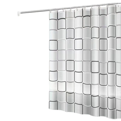 PEVA Shower Curtain Waterproof Home Bathroom Bathtub Bathing Cover 180/200cm Moden Curtain Home Decorative Bathroom Bath Curtain