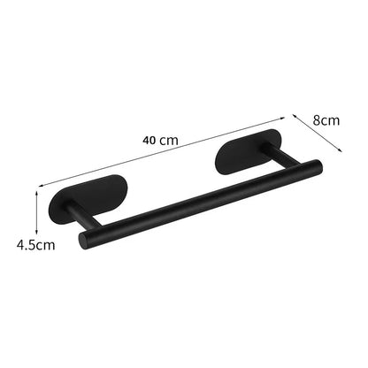 Bath Towel Bar 304 Stainless Steel Towel Rack Towel Ring Toilet Paper Holder Brushed Gold Bathroom Hardware Accessories Set
