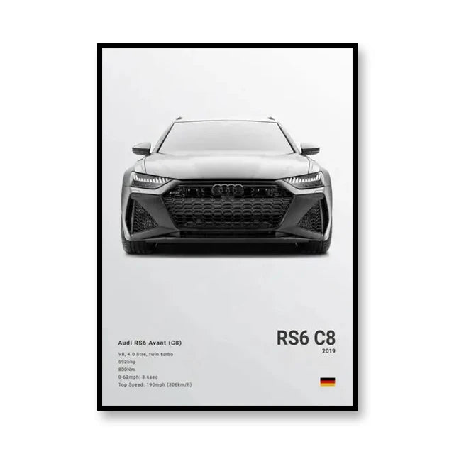 Famous Brand Cars SVJ GT3RS G80M3C Canvas Wall Art Print Poster 918 M5CS MSCSL Decorative Mural Home Decor Gift Unframed