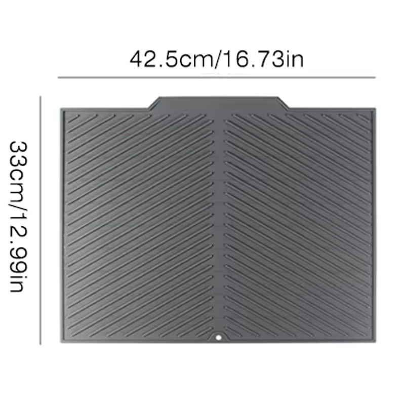 Silicone Drain Mat Three Models Bar Insulation Mat Bar Sink Drain Food Utensil Mat Kitchen Decoration Silicone Mat Accessories