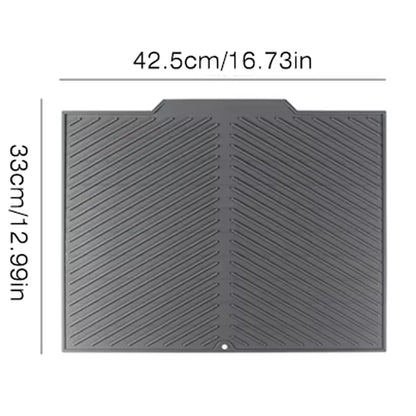Silicone Drain Mat Three Models Bar Insulation Mat Bar Sink Drain Food Utensil Mat Kitchen Decoration Silicone Mat Accessories