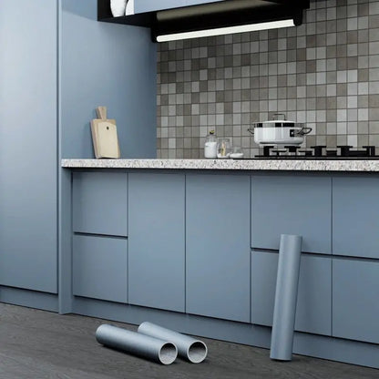 Marble Vinyl Film DIY Self Adhesive Wallpaper Bathroom Kitchen Cupboard Countertops Contact Paper PVC Waterproof Wall Stickers