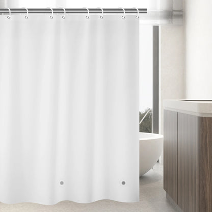 1pc 180cm/200cm PEVA Shower Curtain Waterproof Mildew Proof Durable Bathroom Screens With Hook Transparent White Black Curtains