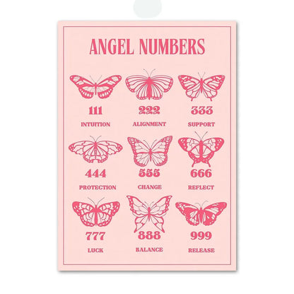 Pink Angel Number Poster And Prints Flower Maket Exhibition Gallery Wall Art Canvas Painting Pictures For Living Room Decor