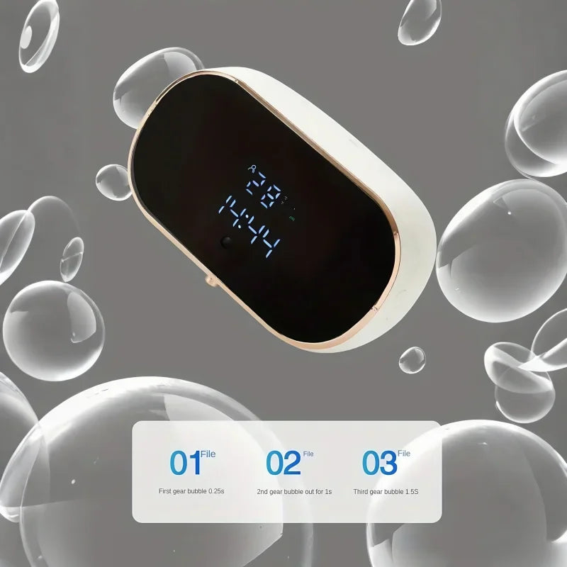 Intelligent Wall Mounted Sensing Soap Dispenser with Non-contact Infrared Bubbles Suitable for For Bathroom Smart Washing Hand