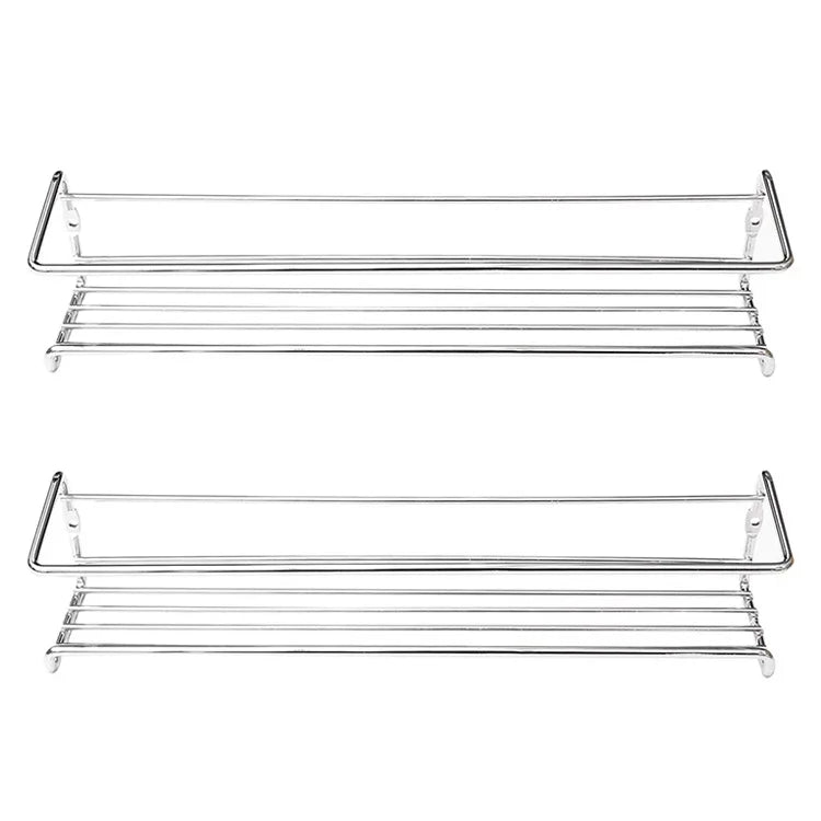 Iron Shelf Wall Mounted Organiser Kitchen Home Spice Storage Rack Bathroom Storage Drainage Rack Bathroom Kitchen Accessories