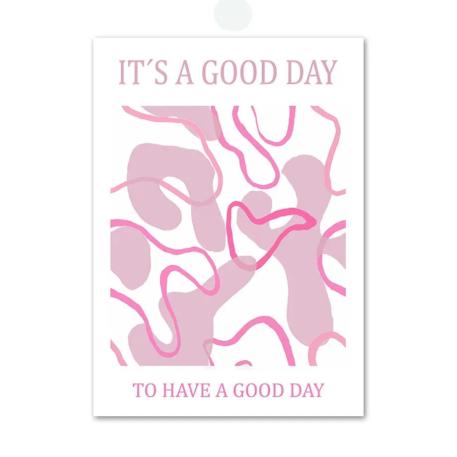 Pink Angel Number Poster And Prints Flower Maket Exhibition Gallery Wall Art Canvas Painting Pictures For Living Room Decor