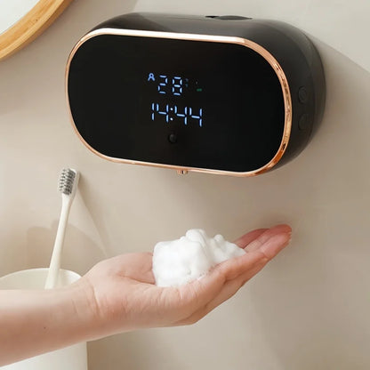 Intelligent Wall Mounted Sensing Soap Dispenser with Non-contact Infrared Bubbles Suitable for For Bathroom Smart Washing Hand