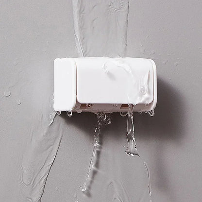 Six-hole Toothbrush Holder, Non-trace Strong Adhesive, Multi-head Toothbrush Holder Can Be Disassembled and Washed