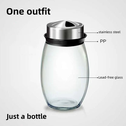 NEW Spice Jar Set Rack Glass Organizer Rotating Glass Seasoning Sugar Pepper Bottles Salt Shakers Holder Kitchen Storage Rack