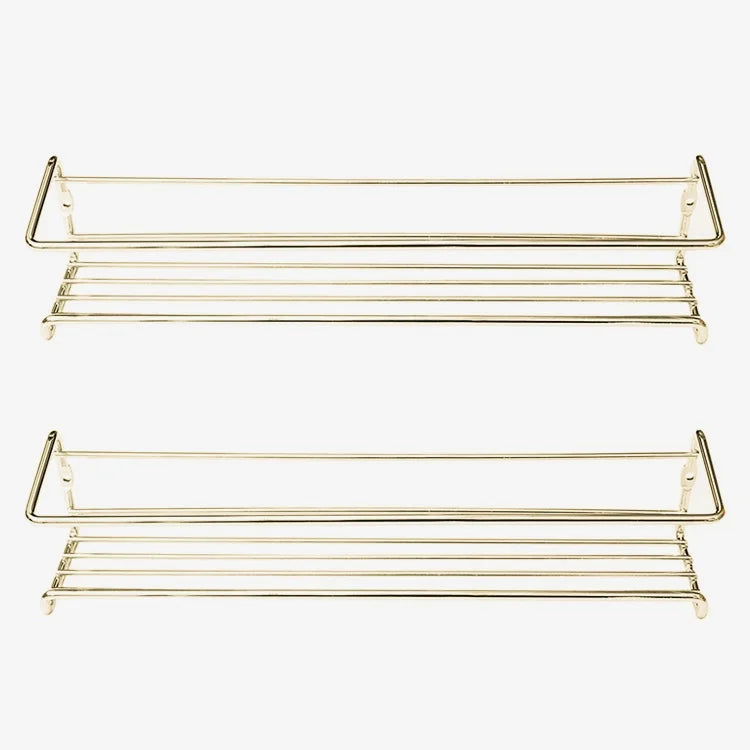 Iron Shelf Wall Mounted Organiser Kitchen Home Spice Storage Rack Bathroom Storage Drainage Rack Bathroom Kitchen Accessories