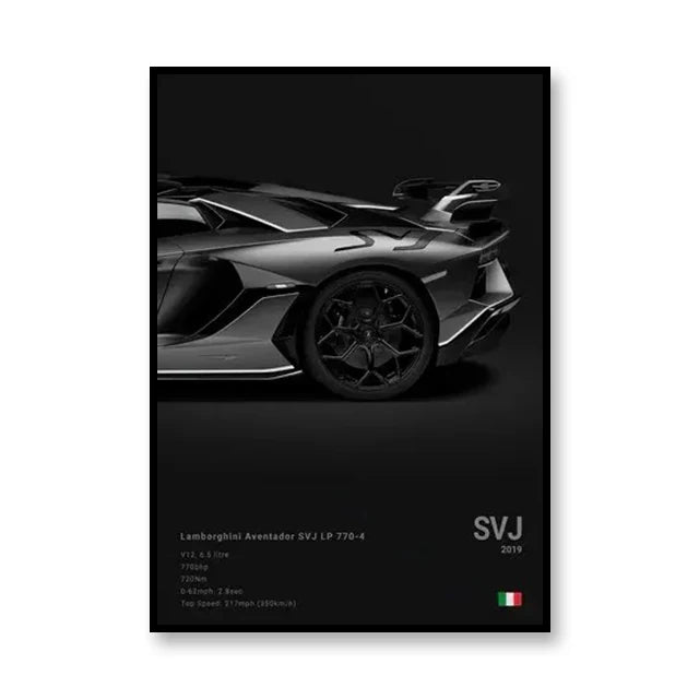 Famous Brand Cars SVJ GT3RS G80M3C Canvas Wall Art Print Poster 918 M5CS MSCSL Decorative Mural Home Decor Gift Unframed