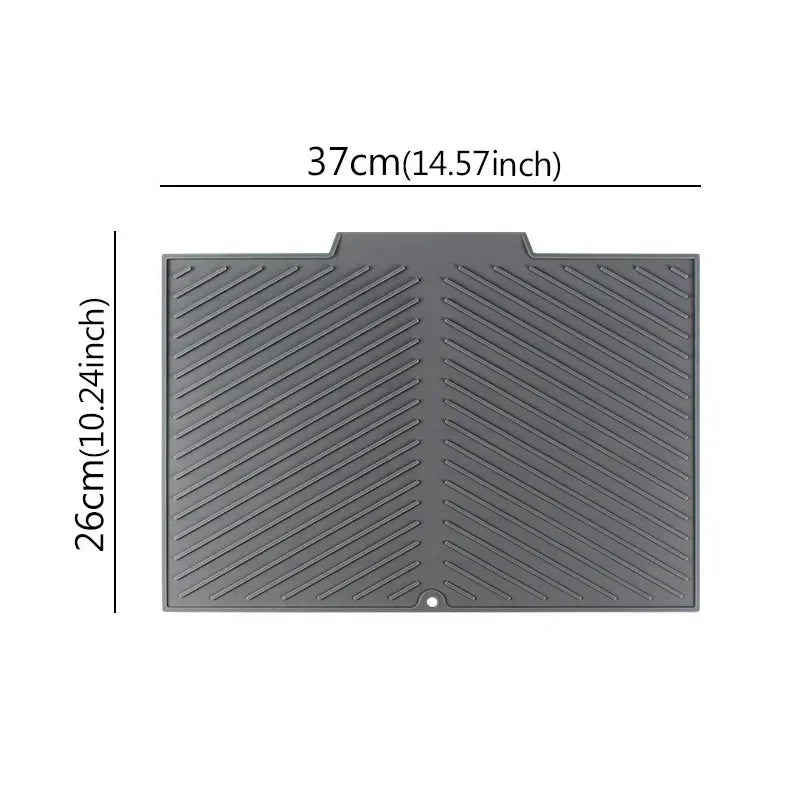 Silicone Drain Mat Three Models Bar Insulation Mat Bar Sink Drain Food Utensil Mat Kitchen Decoration Silicone Mat Accessories