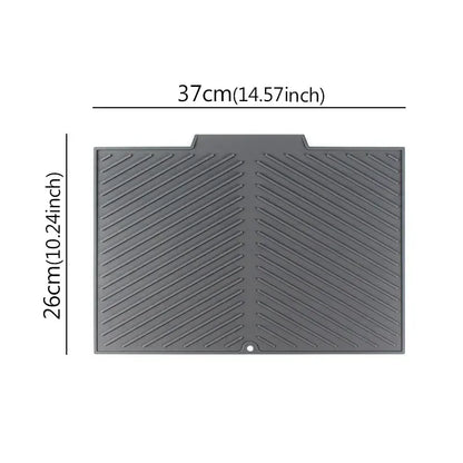 Silicone Drain Mat Three Models Bar Insulation Mat Bar Sink Drain Food Utensil Mat Kitchen Decoration Silicone Mat Accessories