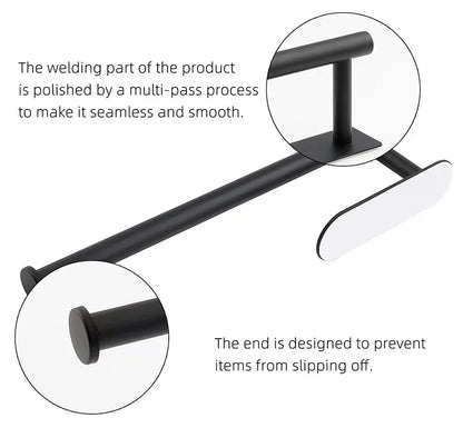 Kitchen Paper Towel Holder Adhesive Tissue Hanger Toilet Roll Paper Dispenser Cabinet Storage Napkin Rack Bathroom Accessories